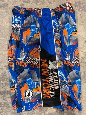 Boys NY Basketball Flow Society Shorts Sz. Y XL
